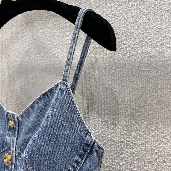 Chanel denim camisole top - Picture 3 of 7